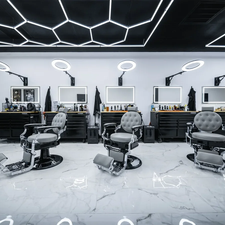 Inside the Altus Fades barbershop