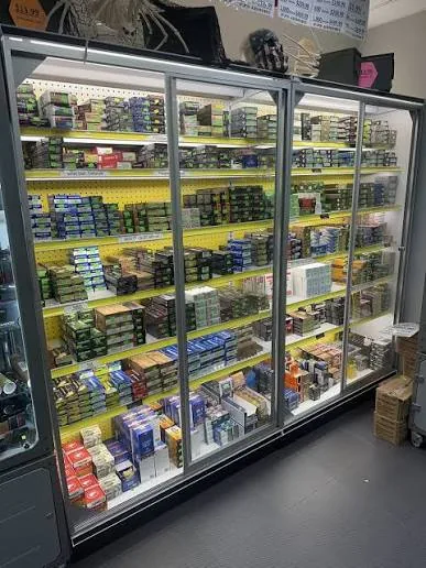 Ammunition display cases at PJ Ammo